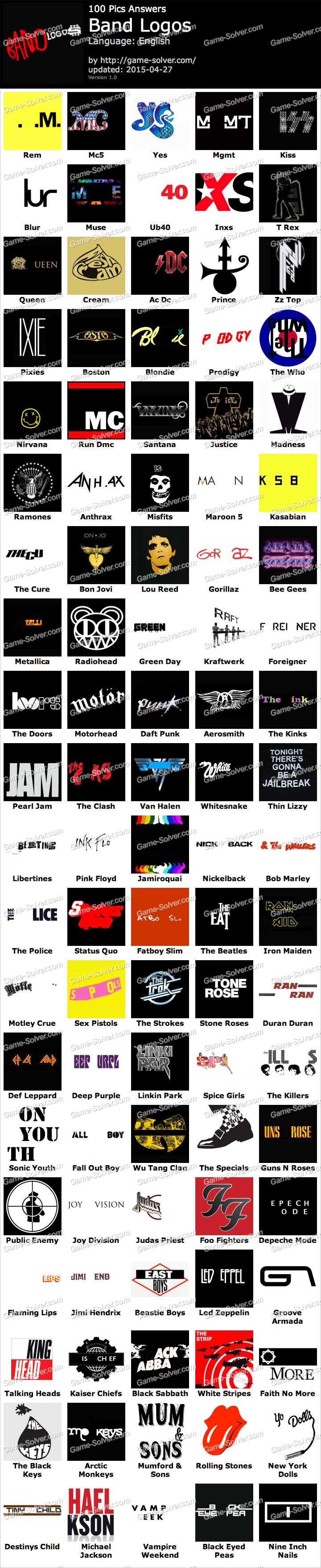 100 pics logos all answers