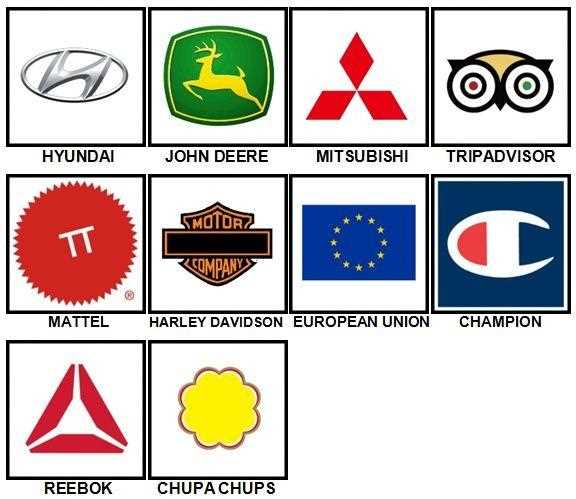 100 pics logos all answers