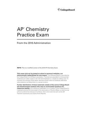 2013 ap chemistry practice exam answers