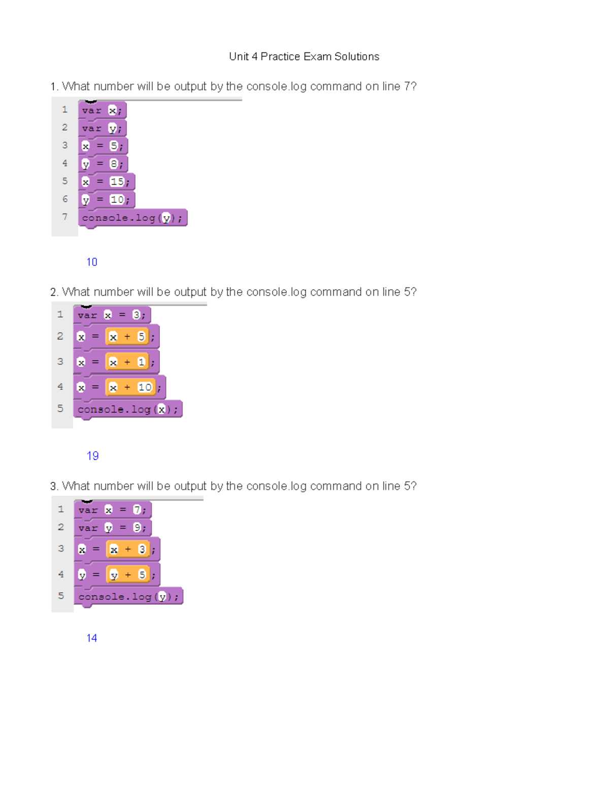 2025 practice exam 1 mcq ap computer science principles answers