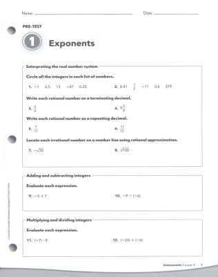 saxon math course 3 test answer key