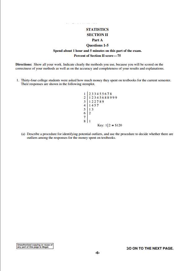 statistics questions and answers exams