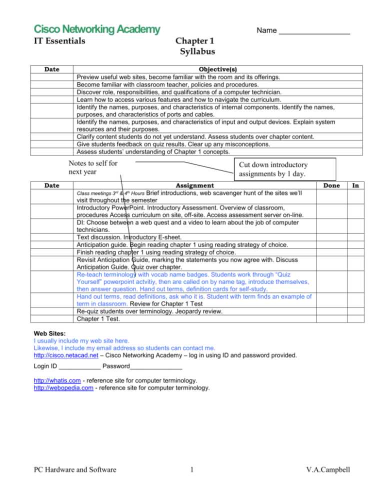 cisco netacad chapter 1 exam answers