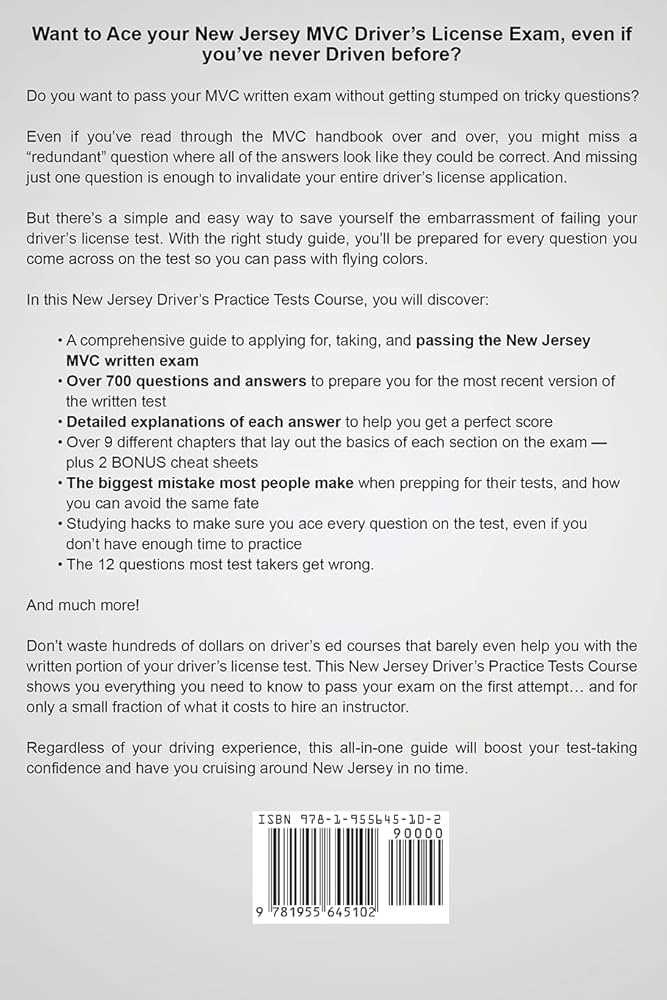 nj driving permit test questions and answers