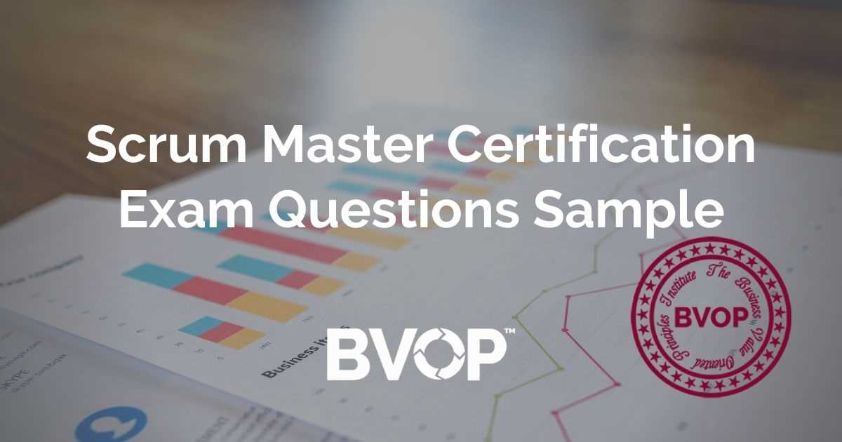 scrum master certification exam questions and answers