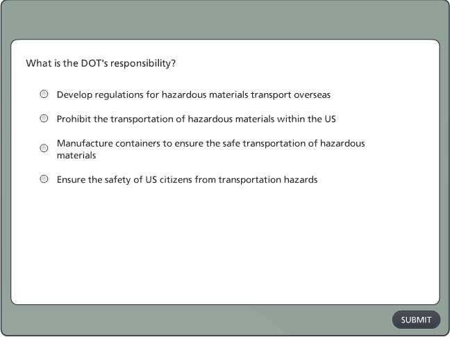 hazmat awareness final exam answers