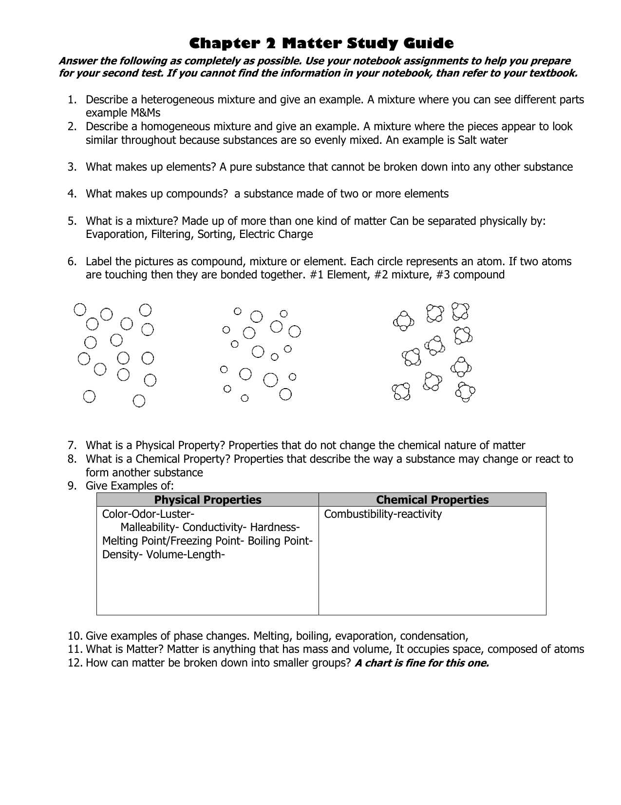 chemistry matter and change chapter 8 study guide answers