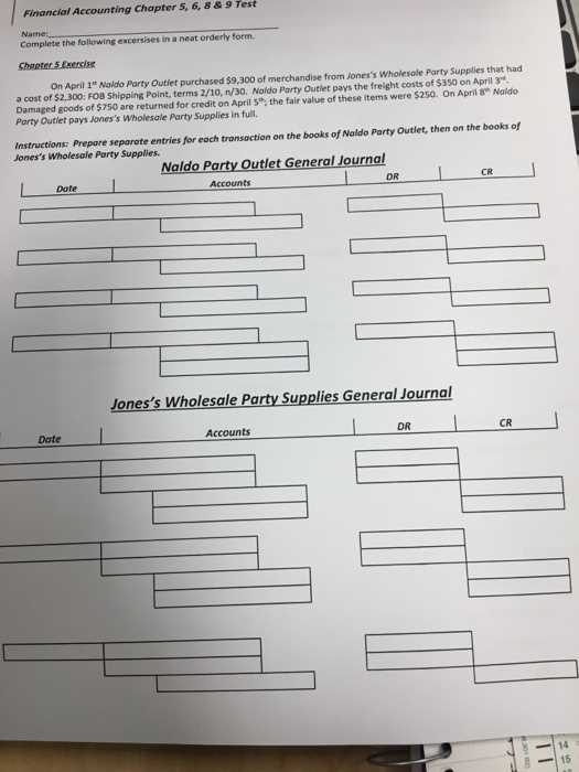 chapter 5 test form a answers