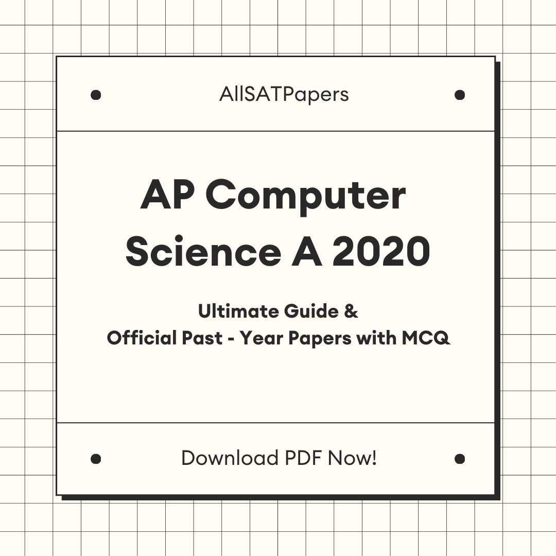 2025 practice exam 1 mcq ap computer science principles answers