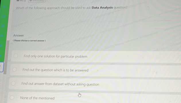 data analysis questions and answers