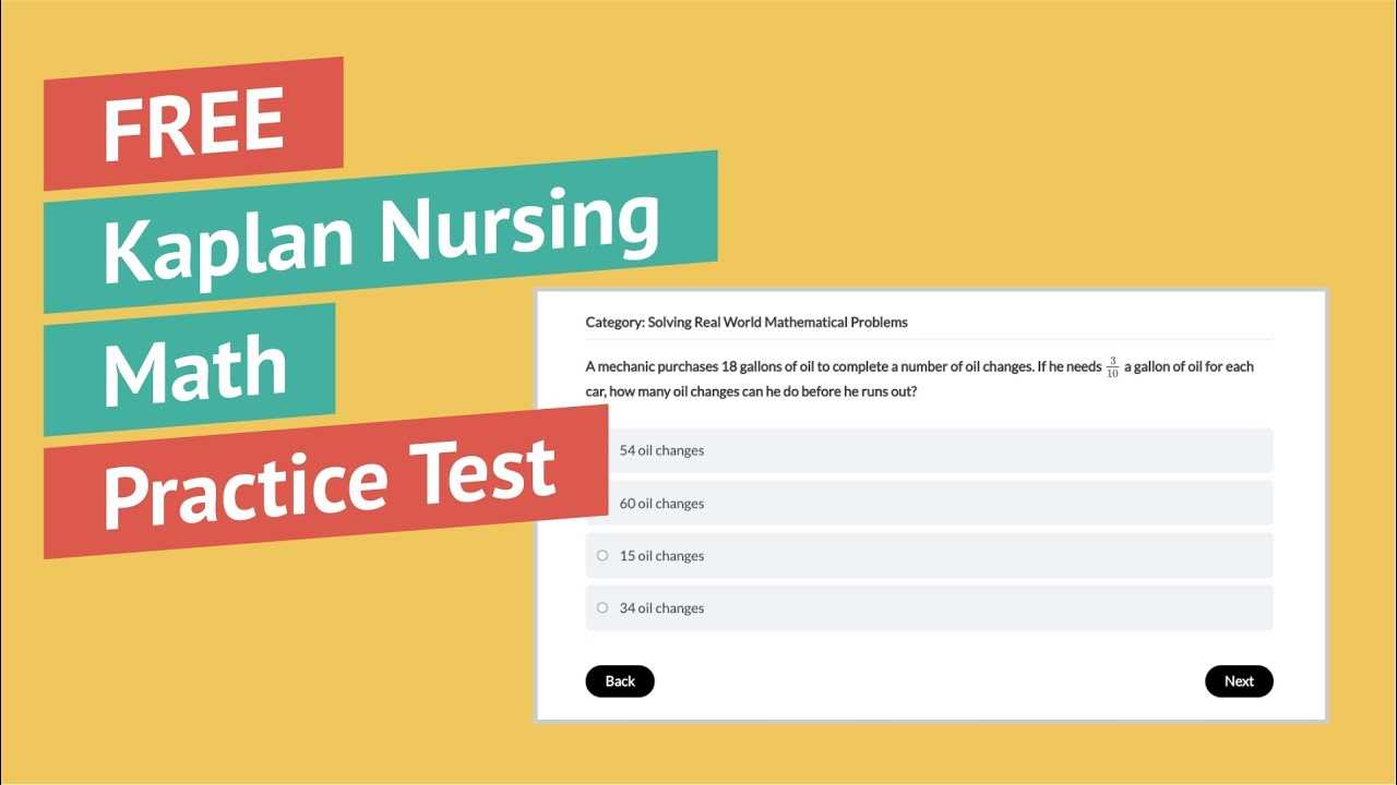 kaplan nursing entrance exam math