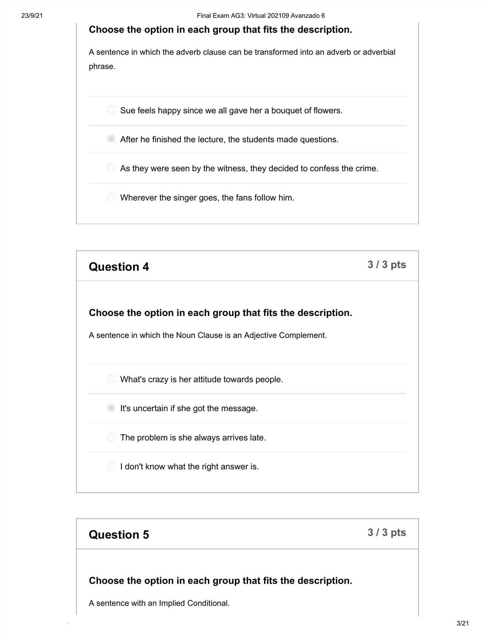 pts exam questions and answers