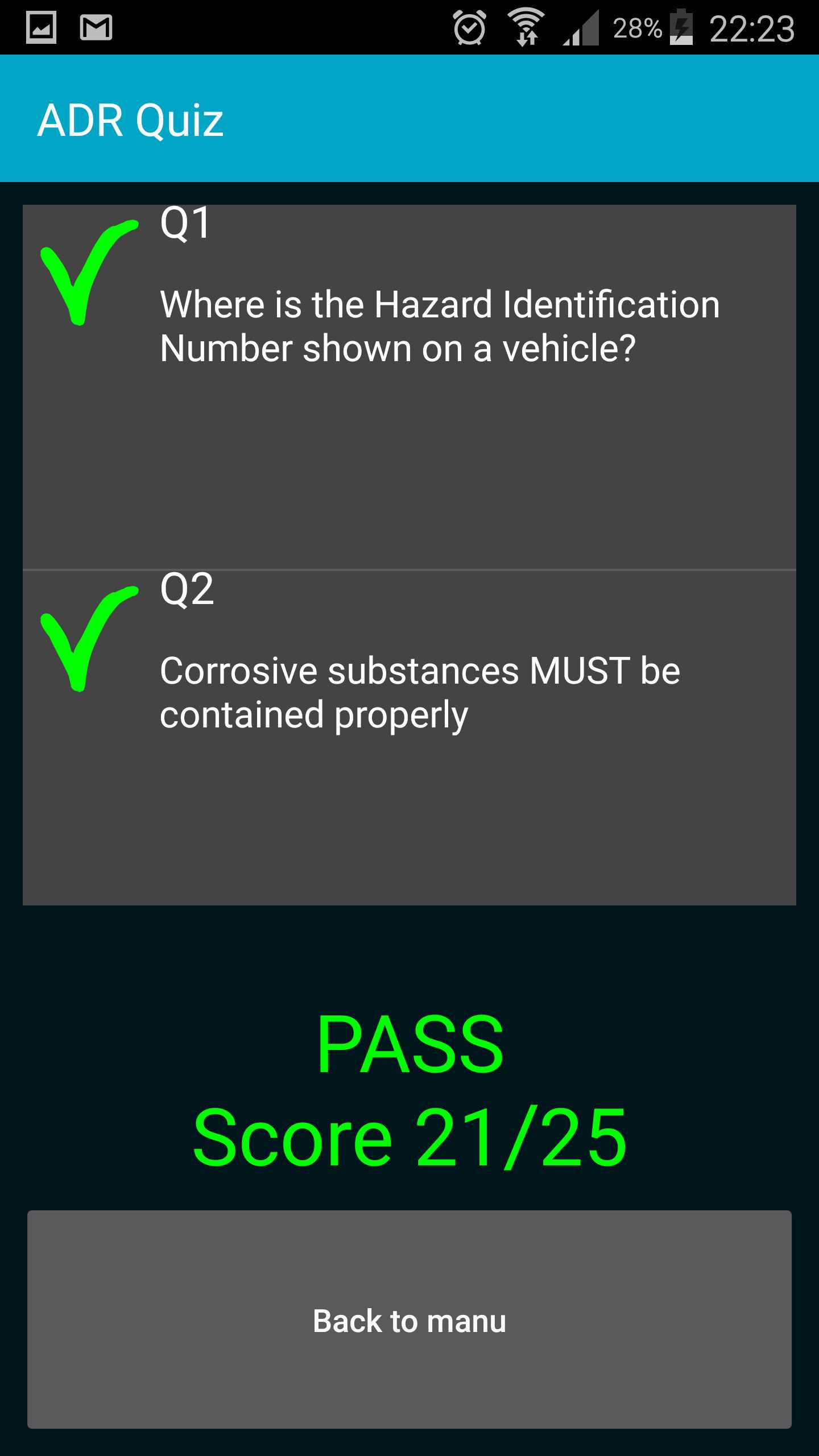 adr exam questions and answers