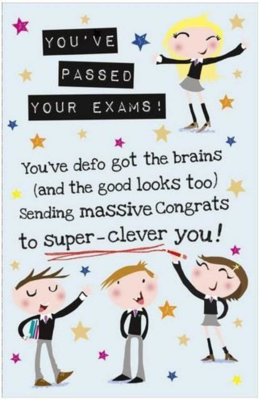 congratulations for passing exams quotes