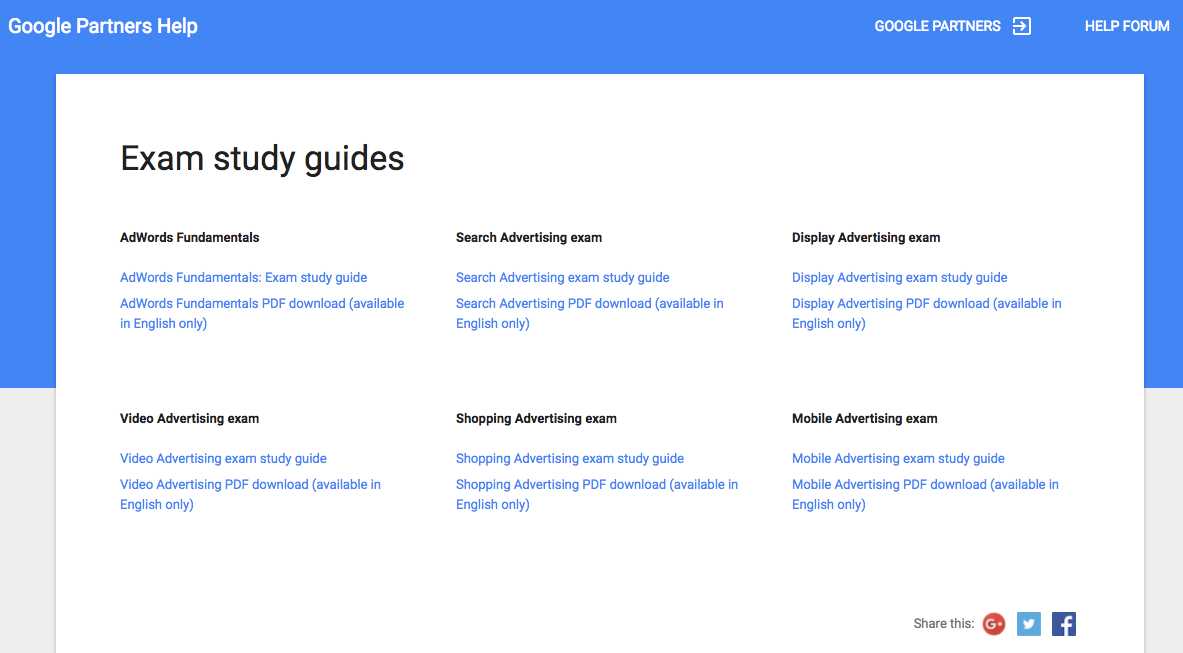 display advertising google exam answers