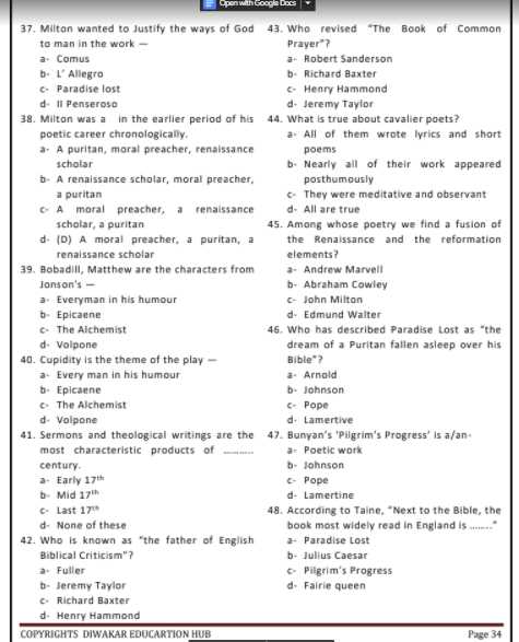 english question and answer for exam