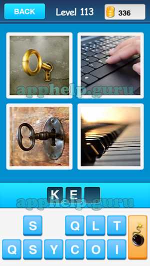 4 pics 1 word answer key