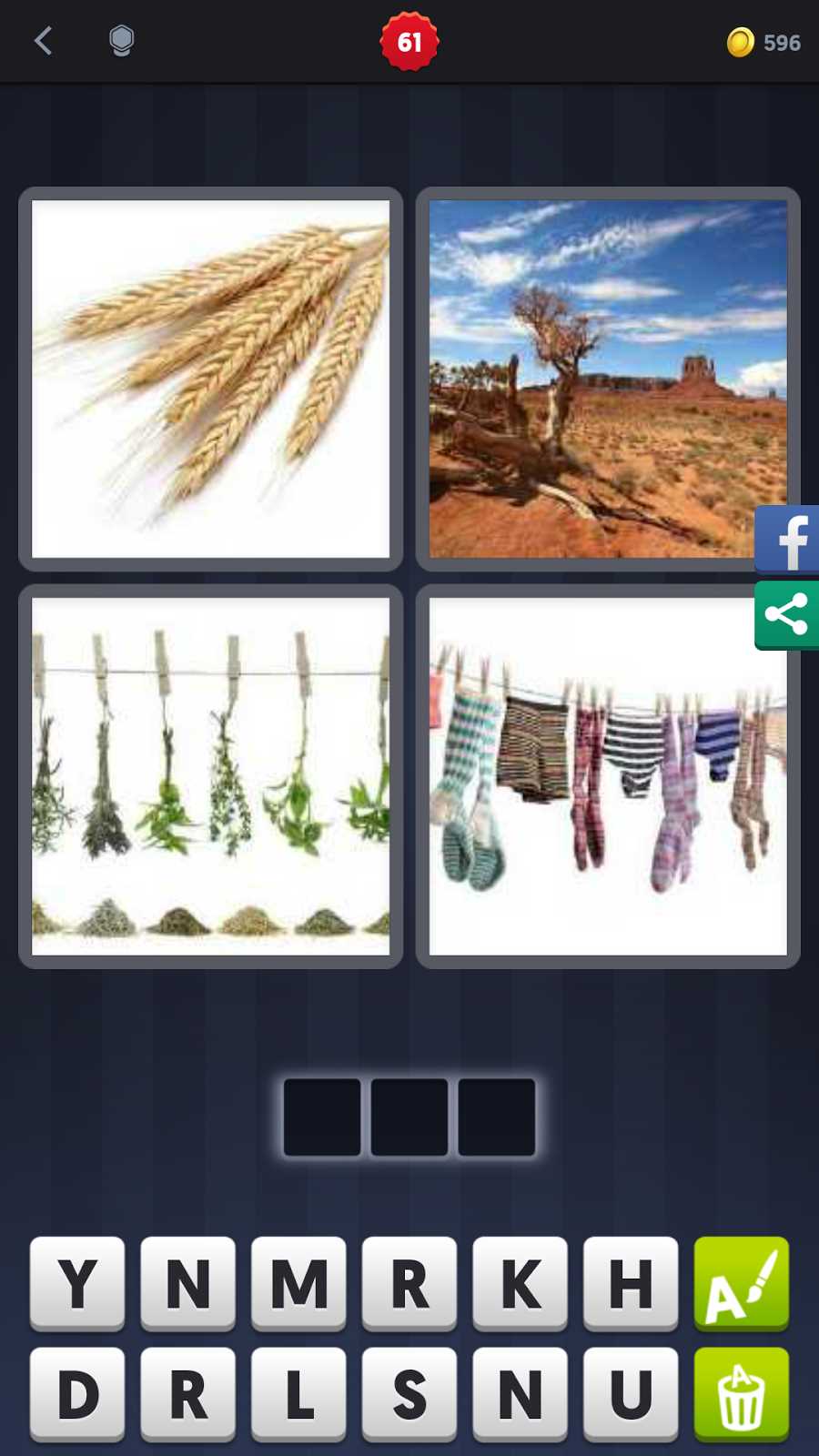 4 pics 1 word answers 3 letters