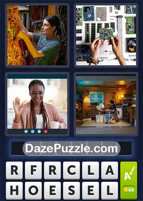 4 pics one word daily puzzle answers