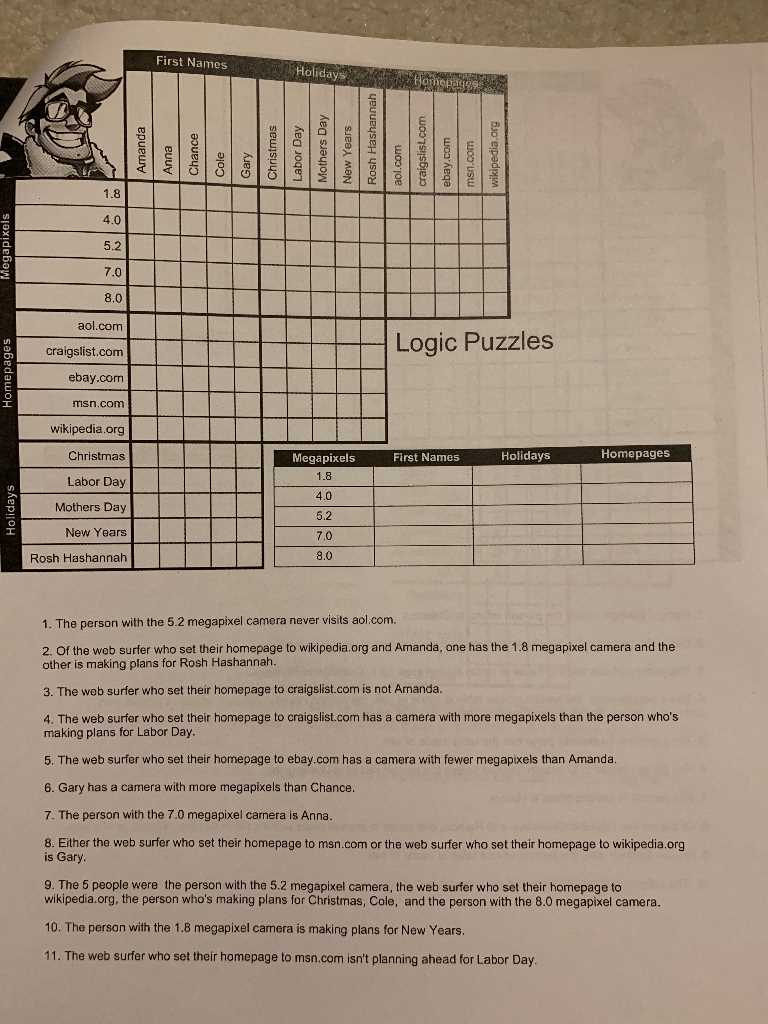 5.2 puzzle time answers