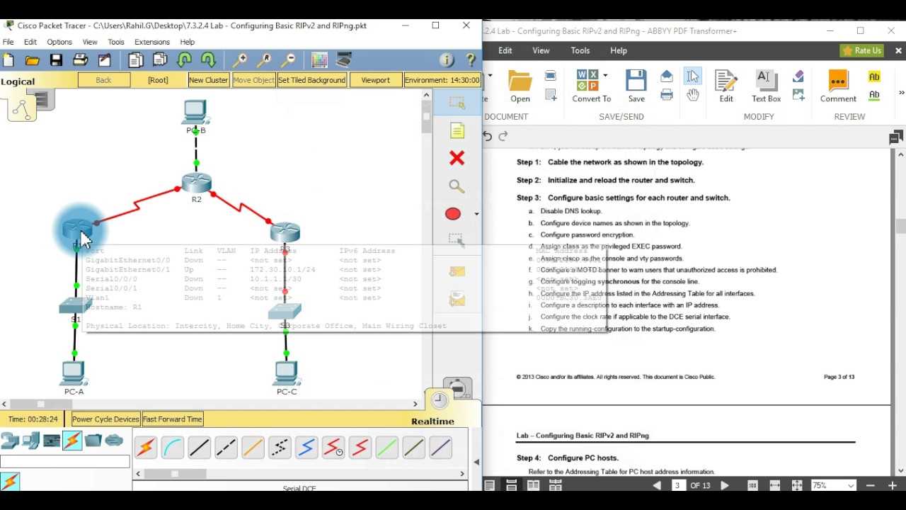 7.3.2.4 packet tracer answers