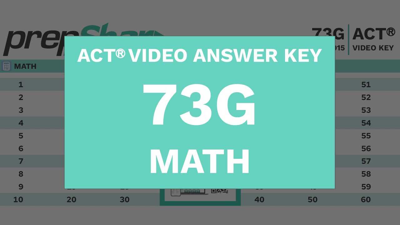 73g act answers