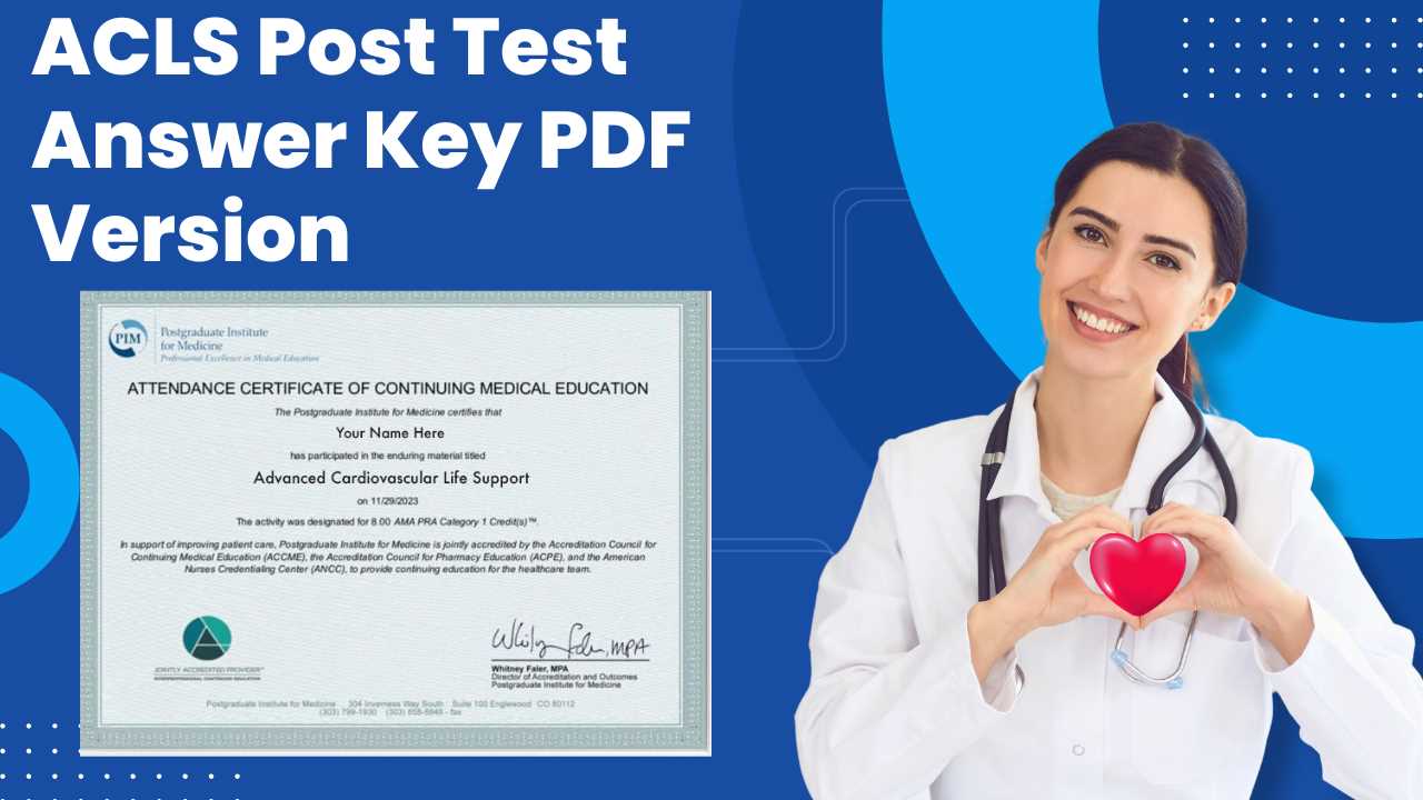 acls post exam answers