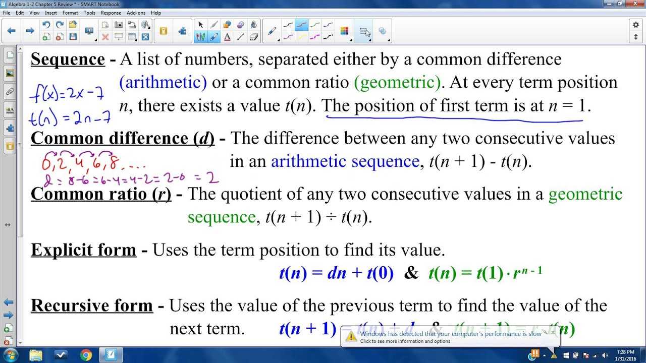 algebra 2 chapter 5 review answers