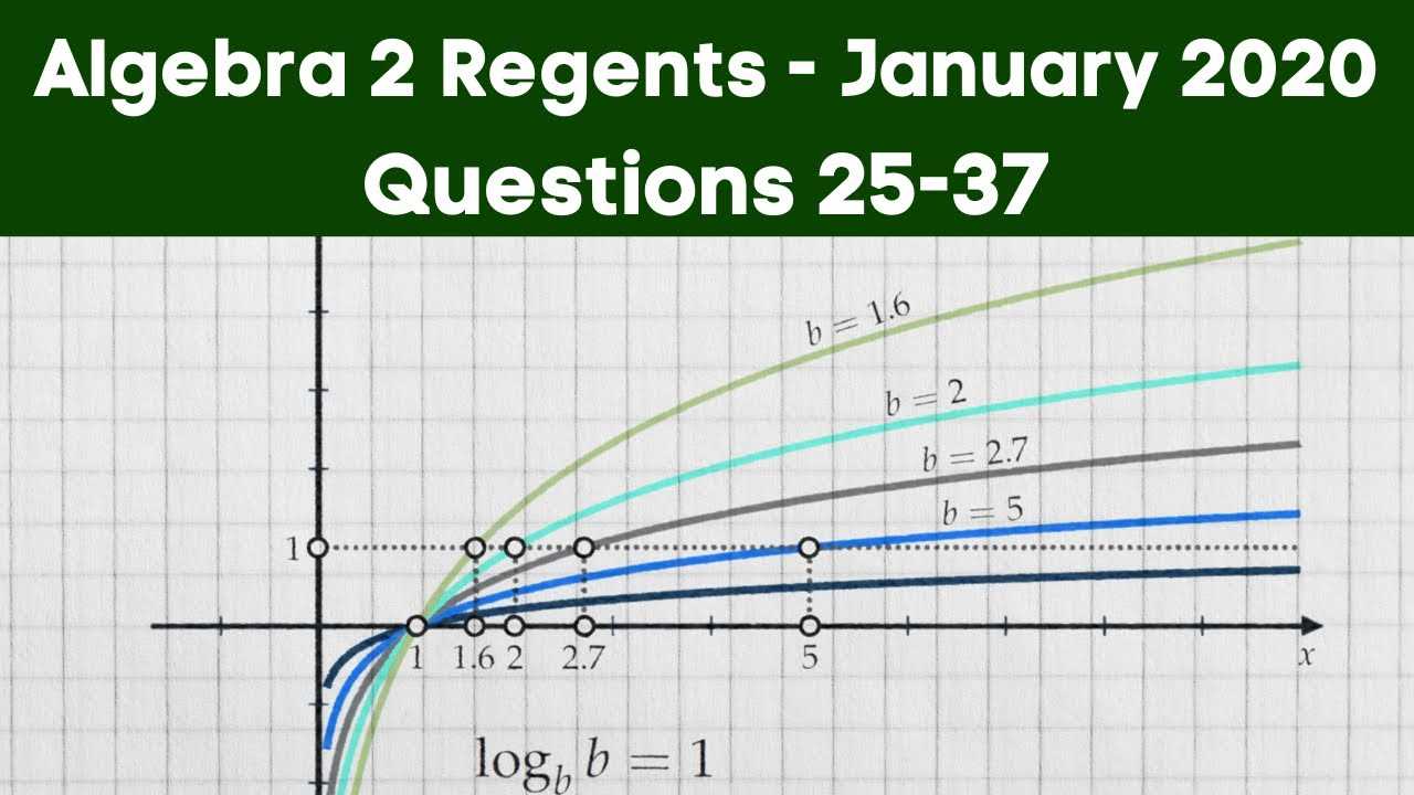 algebra 2 regents january 2025 answers