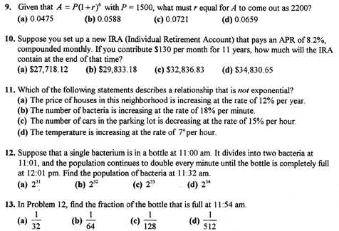 algebra 2a final exam answers