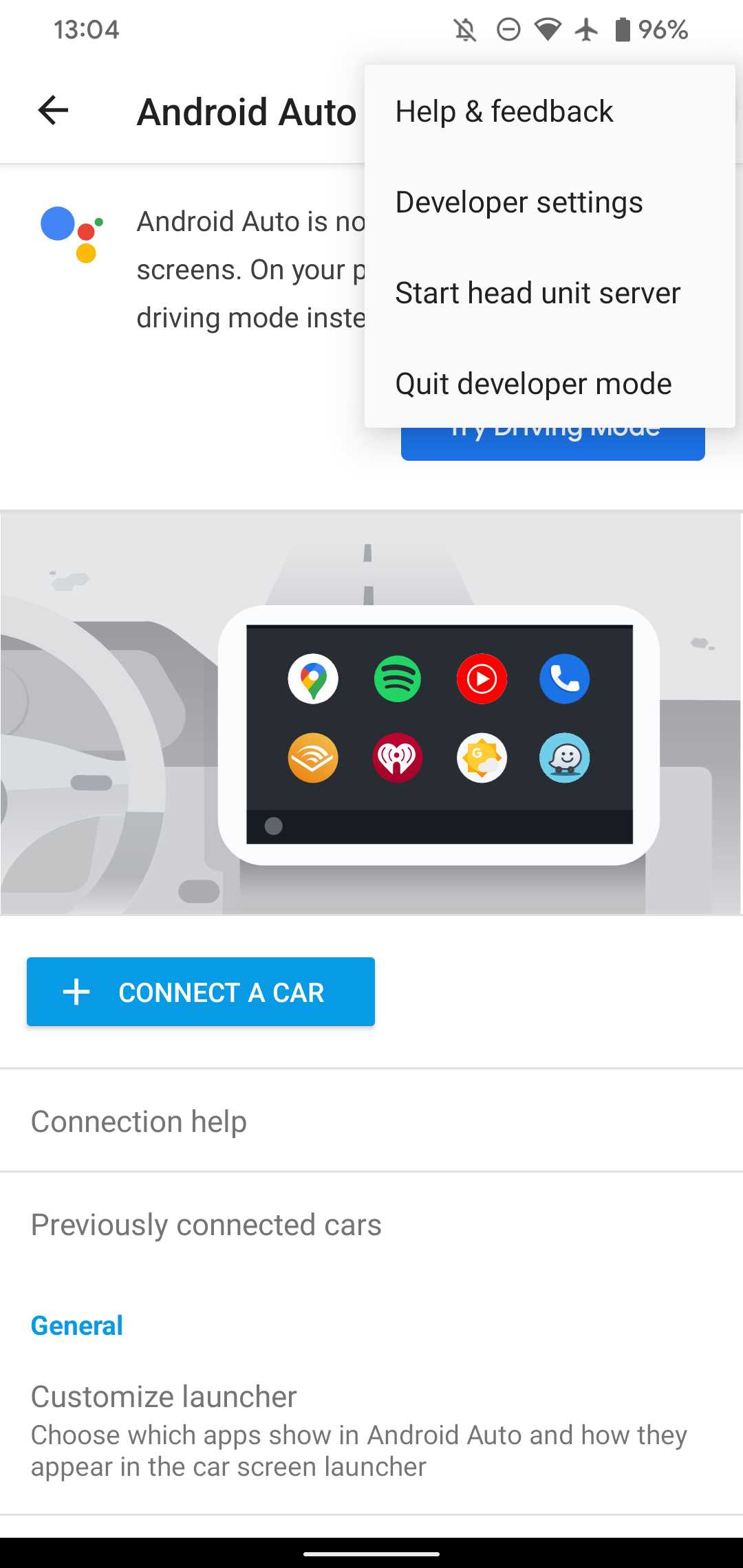 android auto answer setting