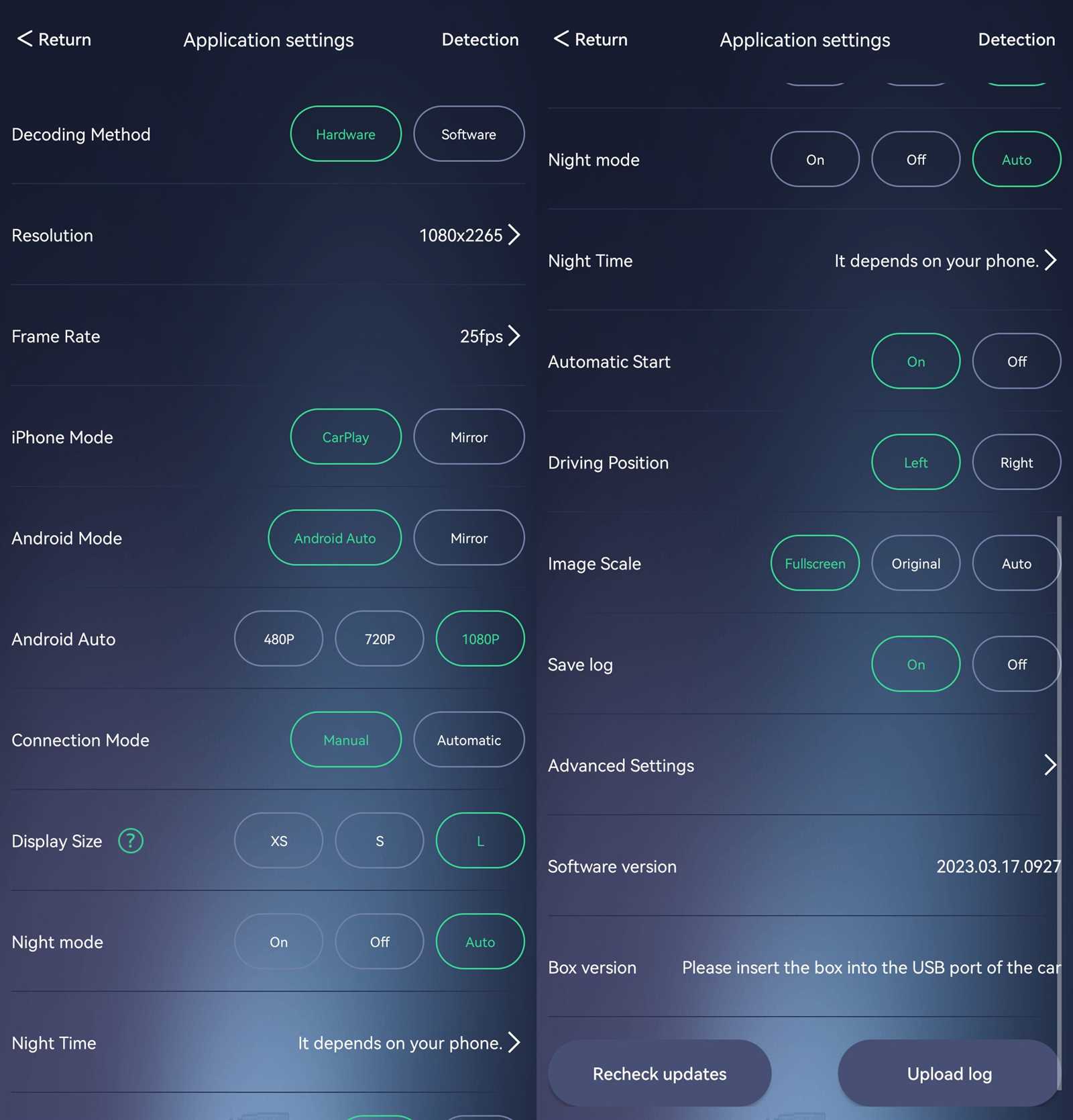 android auto answer setting