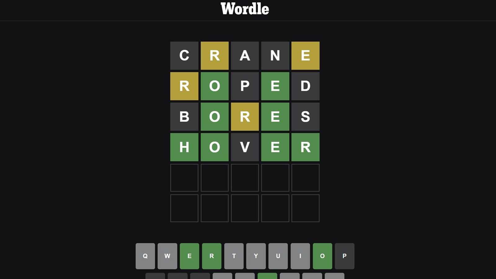 answer key to wordbrain