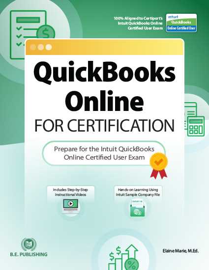 answers to quickbooks certification exam