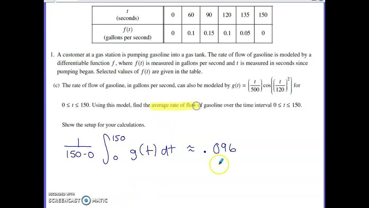 ap calculus ab practice exam 2025 free response answers