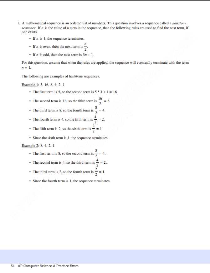 ap computer science a practice exam answers