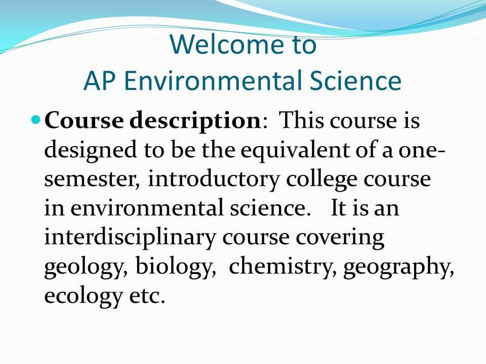 ap environmental science semester 1 exam