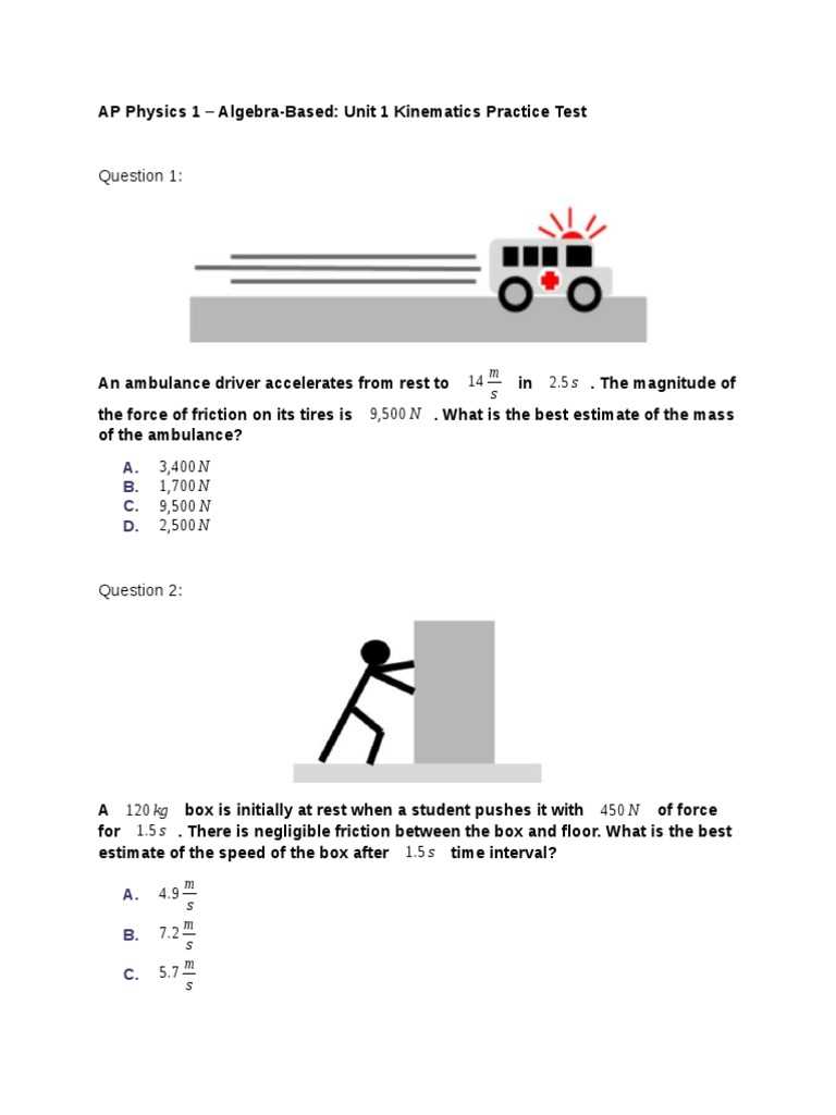 ap physics 1 2025 practice exam 3 frq answers