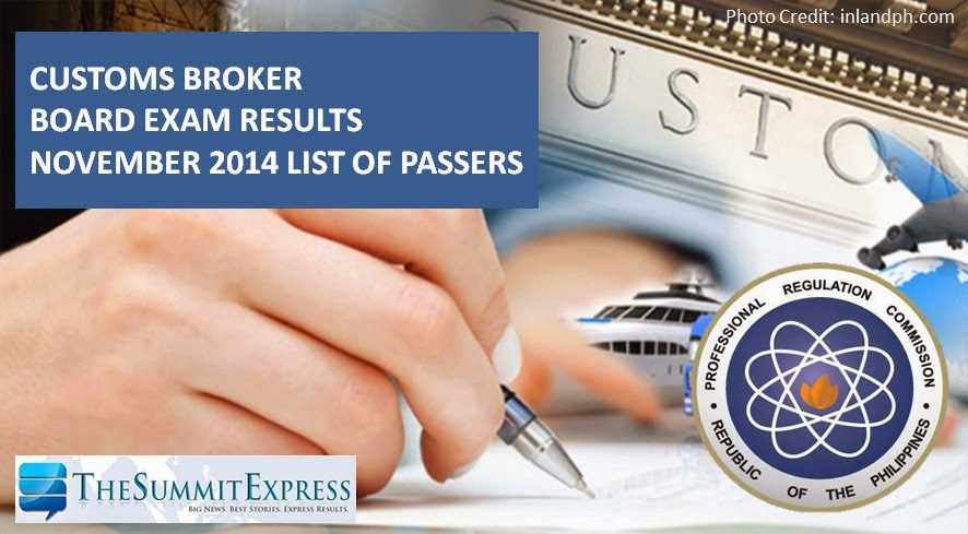 april 2014 customs broker exam answers