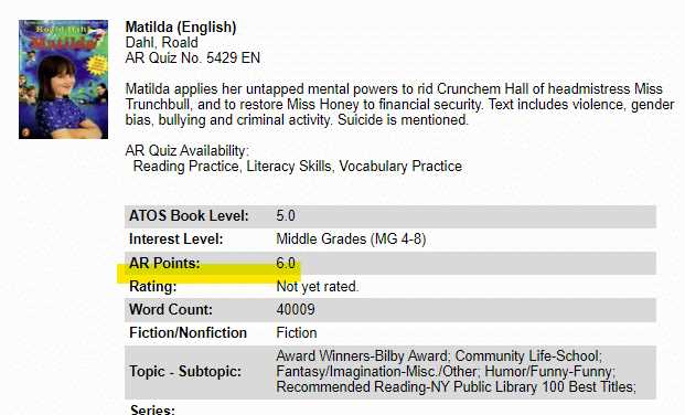 ar points answers