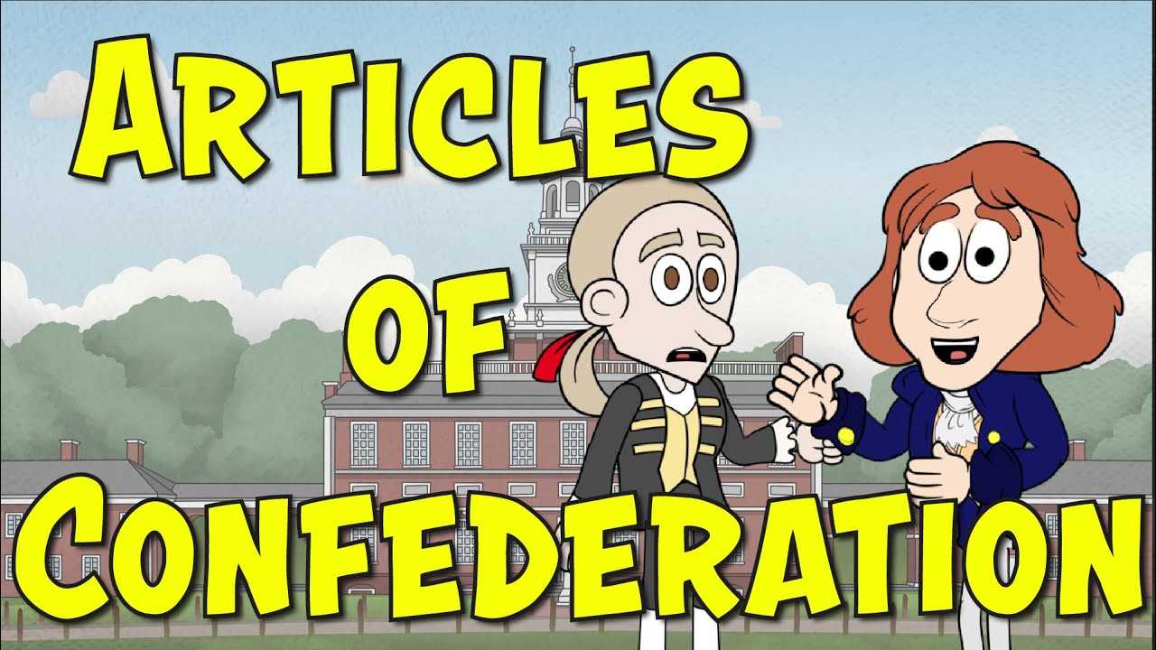 articles of confederation crossword puzzle answers