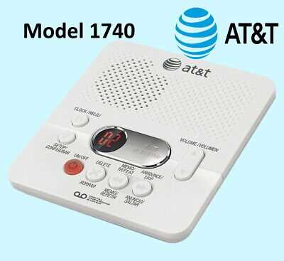 att 1740 answering machine