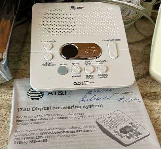 att 1740 answering machine