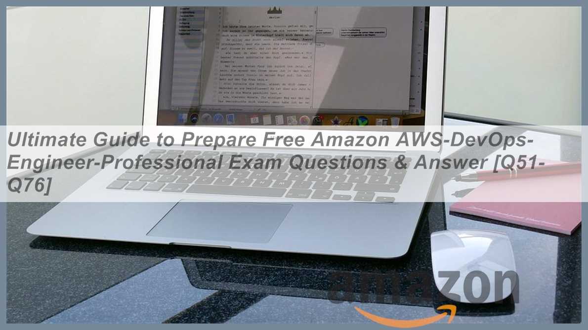 aws certified devops engineer   professional sample exam questions answers