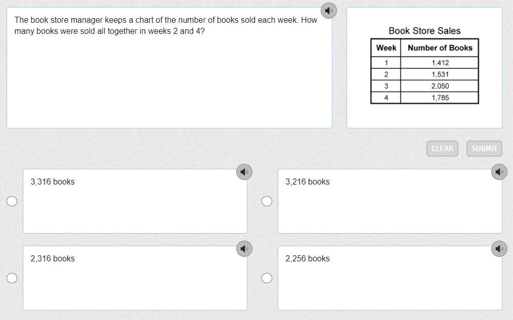 benchmark test answers math