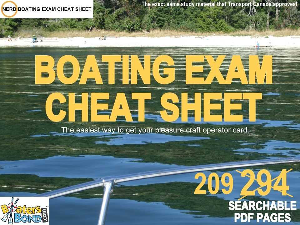 boat us final exam answers