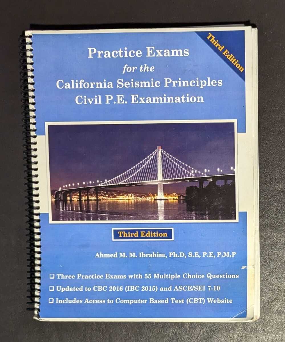 california pe seismic exam