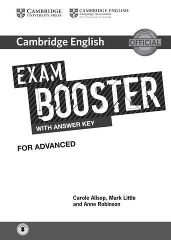 cambridge exam answers