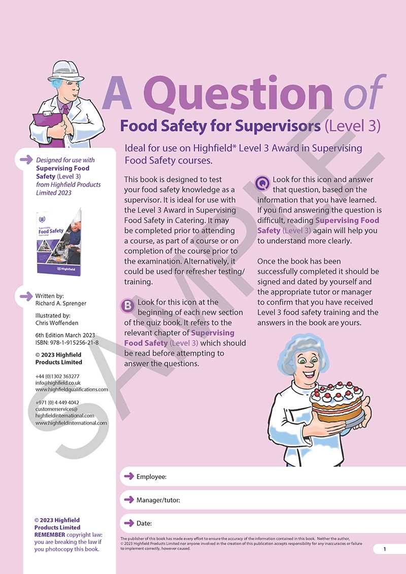 catering exam questions and answers