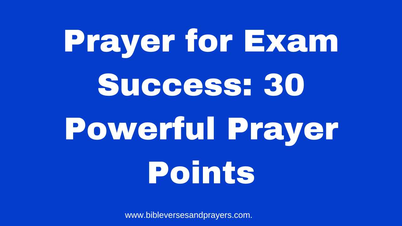 catholic prayer for exam success